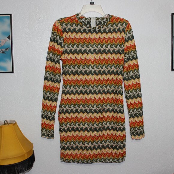Shein Striped Mini Dress Size 6/M - Picture 5 of 7